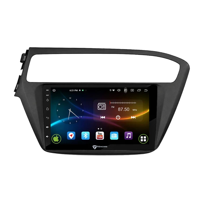 VenCore 3236-10007-0509B - Οθόνη Multimedia Android 15 9" για Hyundai i20 2018-2020 (Μαύρη)