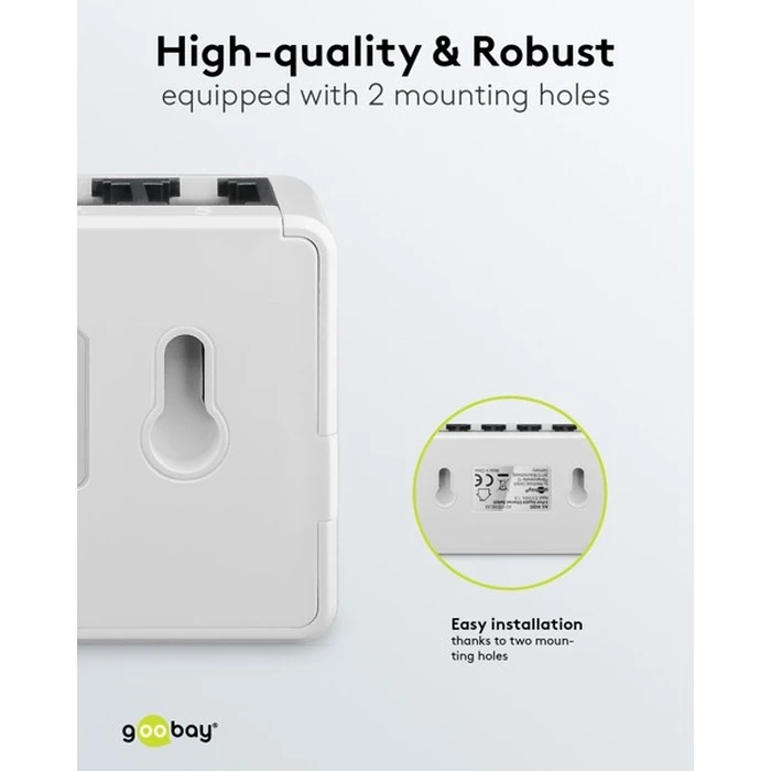 Goobay Gigabit Ethernet Switch 5 Θυρών 64563 - Λευκό