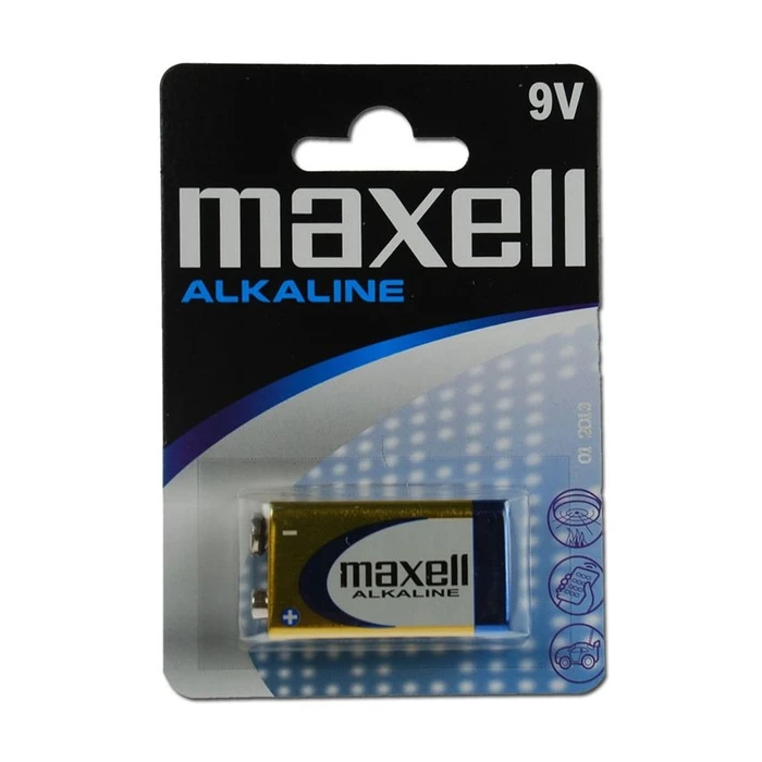 Αλκαλική Μπαταρία Maxell 9V 6LR61M, 1τμχ