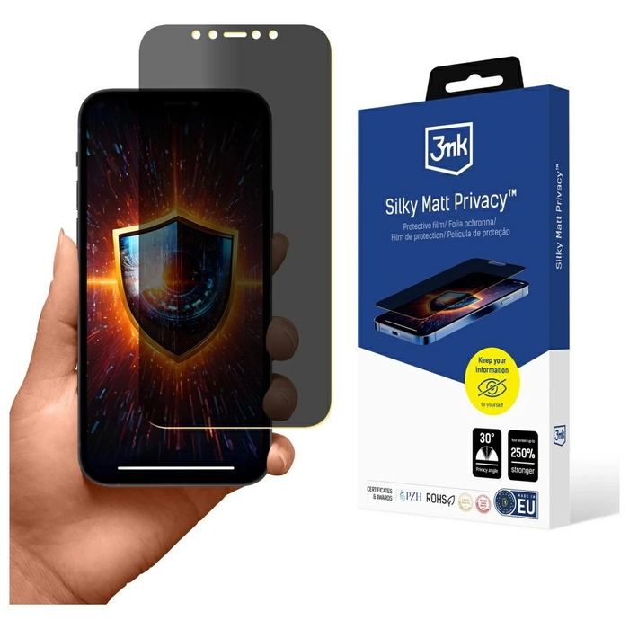 3MK Silky Matt Privacy Apple iPhone 12 / 12 Pro