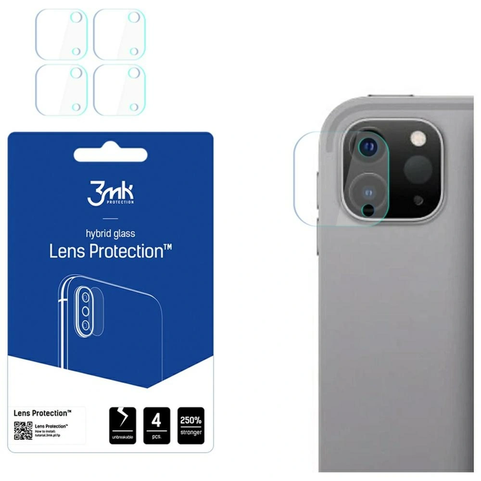 3MK Lens Protect Apple iPad Pro 12.9” 4 / 5 / 6 / 2020-2022 [4 PACK]