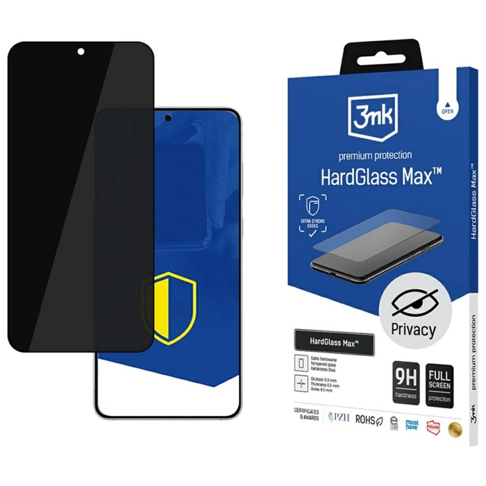 3MK HardGlass Max Privacy Samsung Galaxy S25 Edge black