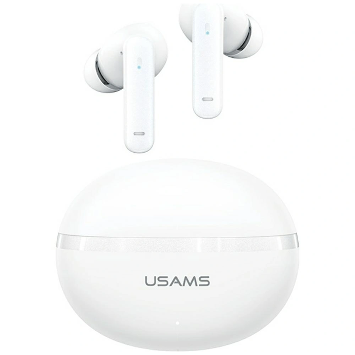 USAMS Echo E02 TWS ANC+ENC Bluetooth 5.3 Wireless In-Ear Headphones (white)