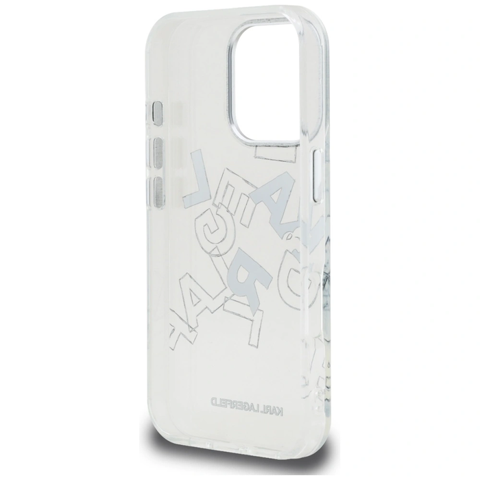 Karl Lagerfeld IML Sketched Graphic Apple iPhone 16 Pro clear