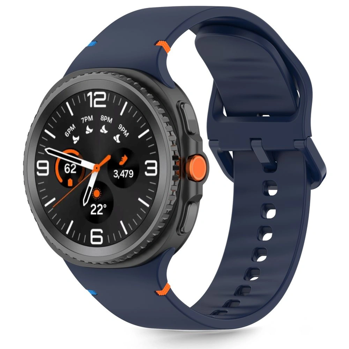 Tech-Protect Silicone Samsung Galaxy Watch 8 / Classic 40/44/46mm Storm Blue