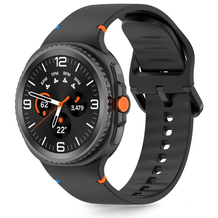 Tech-Protect Silicone Samsung Galaxy Watch 8 / 9 / Classic 40/44/46mm Black
