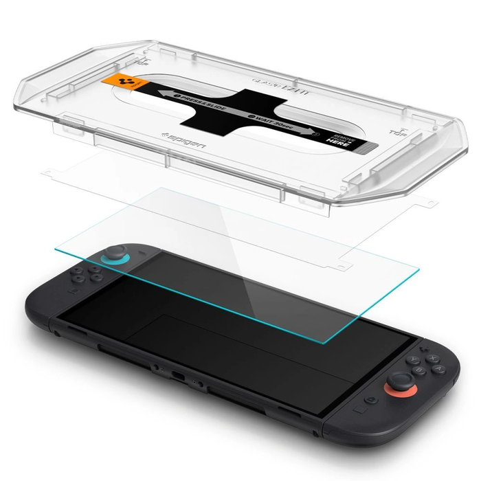 Spigen Glas.tr ez Fit Nintendo Switch 2 Clear [2 PACK]