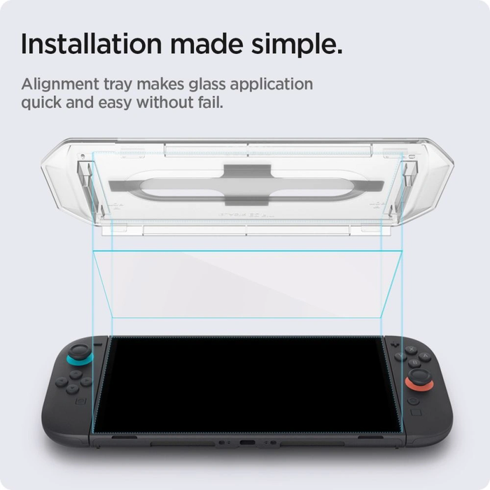Spigen Glas.tr ez Fit Nintendo Switch 2 Clear [2 PACK]