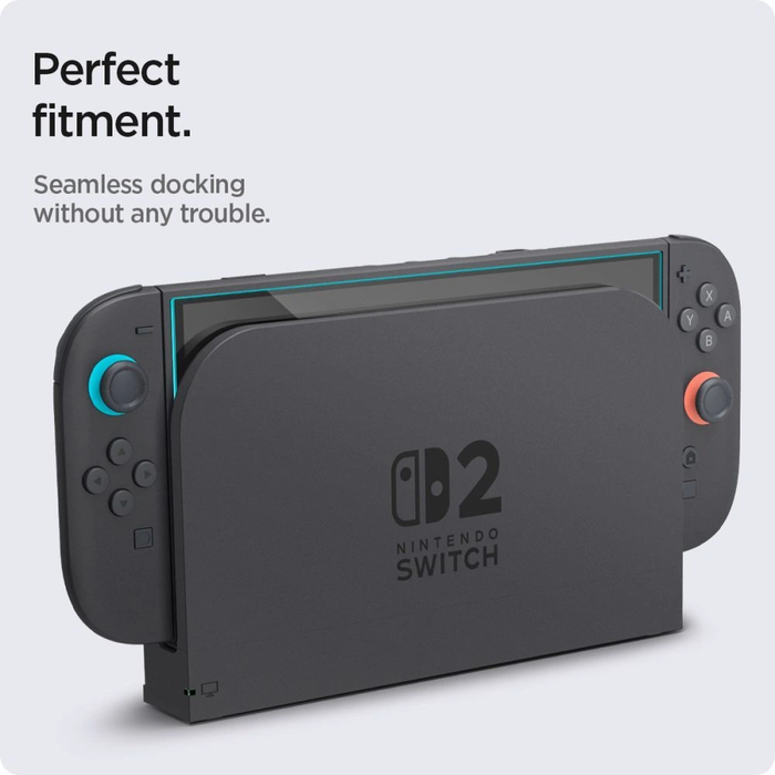 Spigen Glas.tr ez Fit Nintendo Switch 2 Clear [2 PACK]