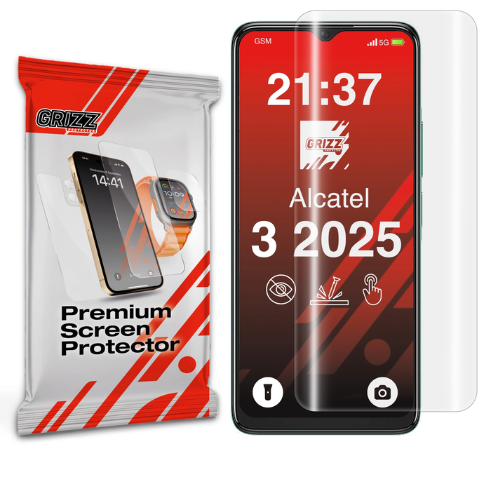 GrizzGlass Hydrofilm Alcatel 3 (2025)