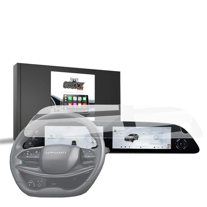 Ceramic GrizzGlass CarDisplay Protection OMODA 9 (2025-2026)