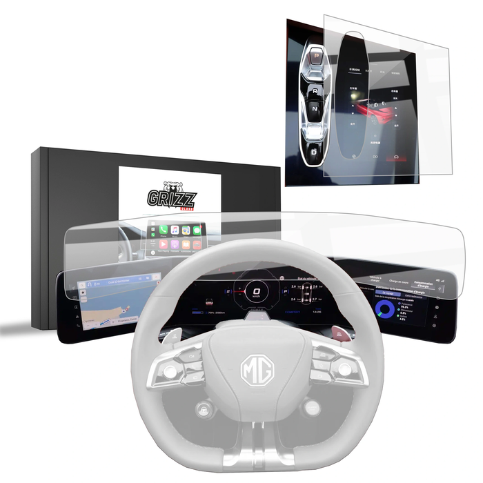 Ceramic GrizzGlass CarDisplay Protection MG Cyberster (2025-2026) [2in1] 