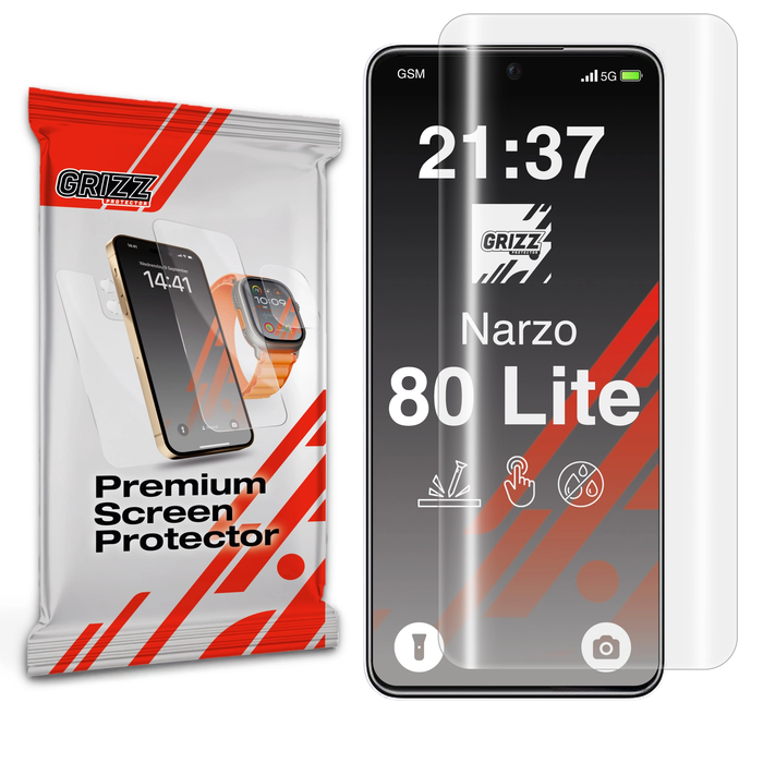 GrizzGlass Hydrofilm Realme Narzo 80 Lite