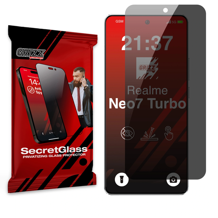 GrizzGlass Matte SecretGlass Realme Neo7 Turbo