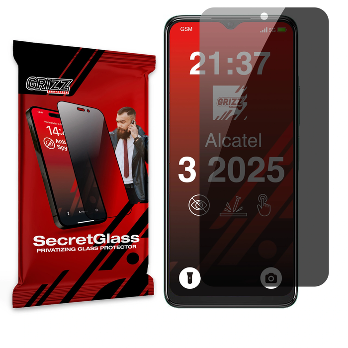 GrizzGlass Matte SecretGlass Alcatel 3 (2025)