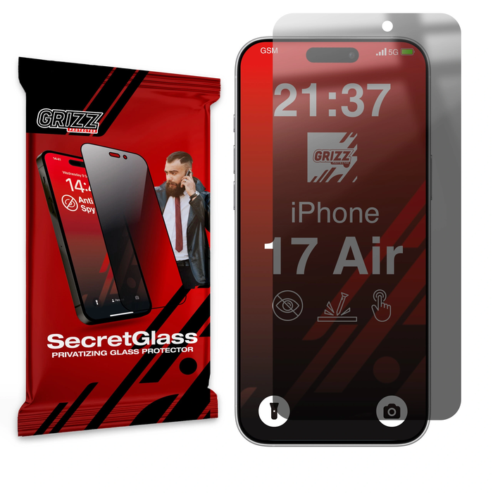 GrizzGlass Matte SecretGlass Apple iPhone Air