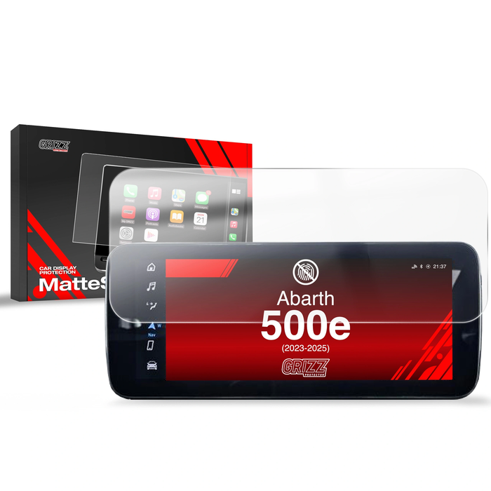 Matte GrizzGlass CarDisplay Protection Abarth 500e 12,3" (2023-2026)