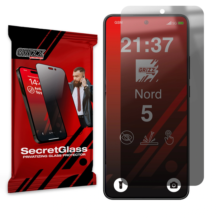 GrizzGlass Matte SecretGlass OnePlus Nord 5