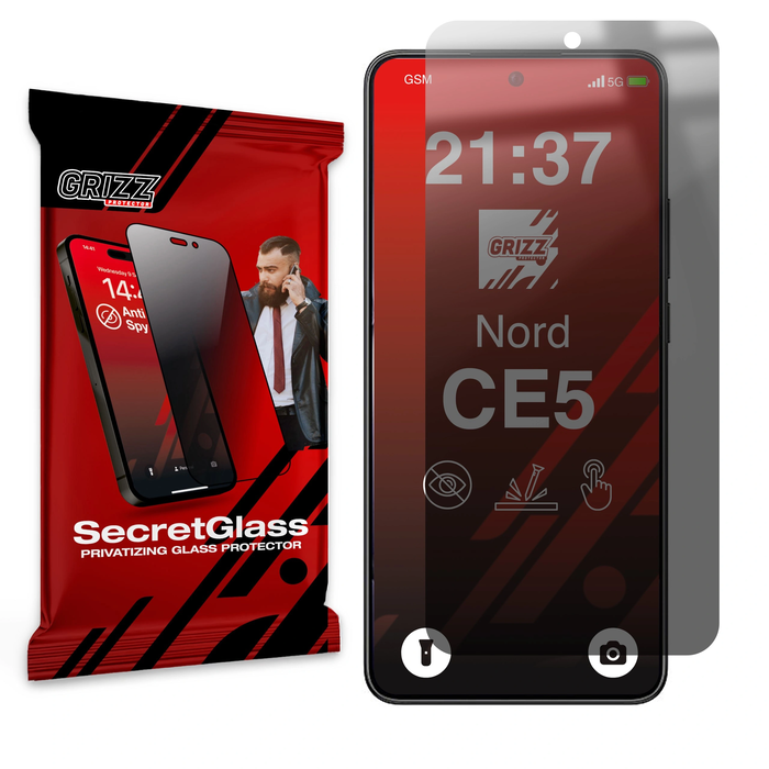 GrizzGlass Matte SecretGlass OnePlus Nord CE5