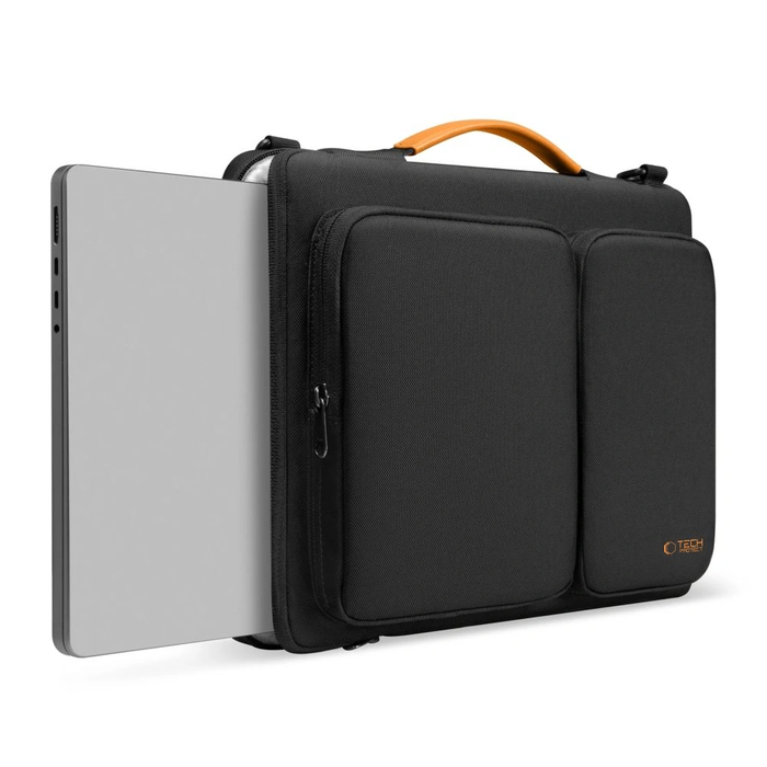 Tech-Protect Defender Bag Laptop 13-14 Black/orange