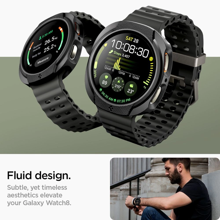 Spigen Liquid Air Samsung Galaxy Watch 8 / 9 44mm Matte Black