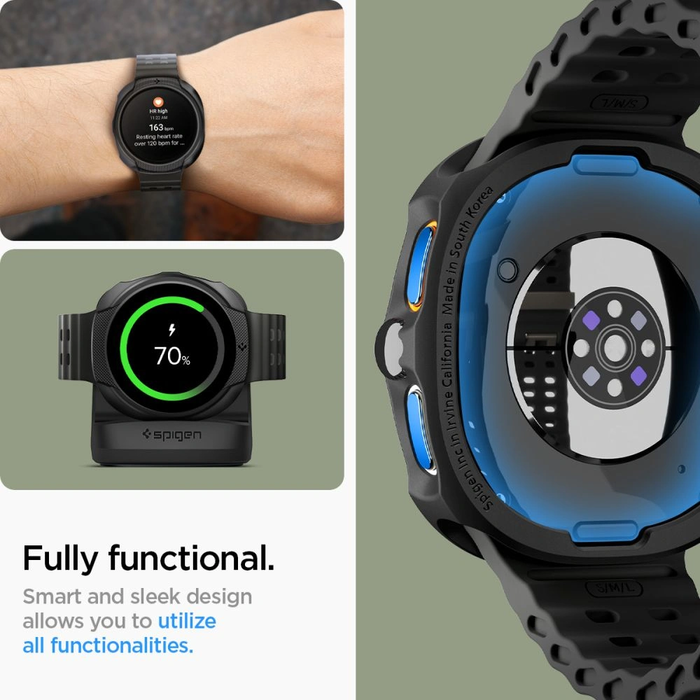 Spigen Liquid Air Samsung Galaxy Watch 8 / 9 44mm Matte Black