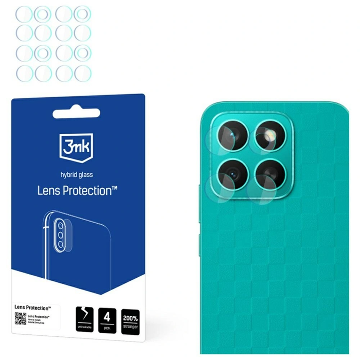 3MK Lens Protection Honor X8c [4 PACK]