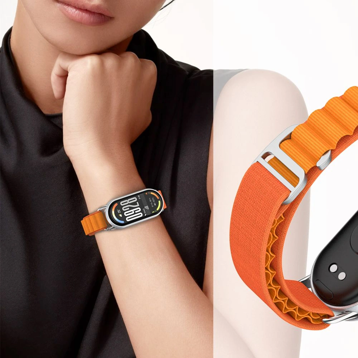 Tech-Protect Nylon Pro Xiaomi Smart Band 8 / 9 / 10 / NFC Orange