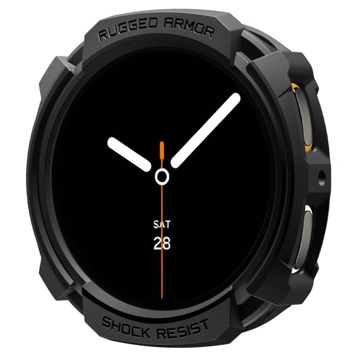 Spigen Rugged Armor Samsung Galaxy Watch 8 / 9 44mm Matte Black