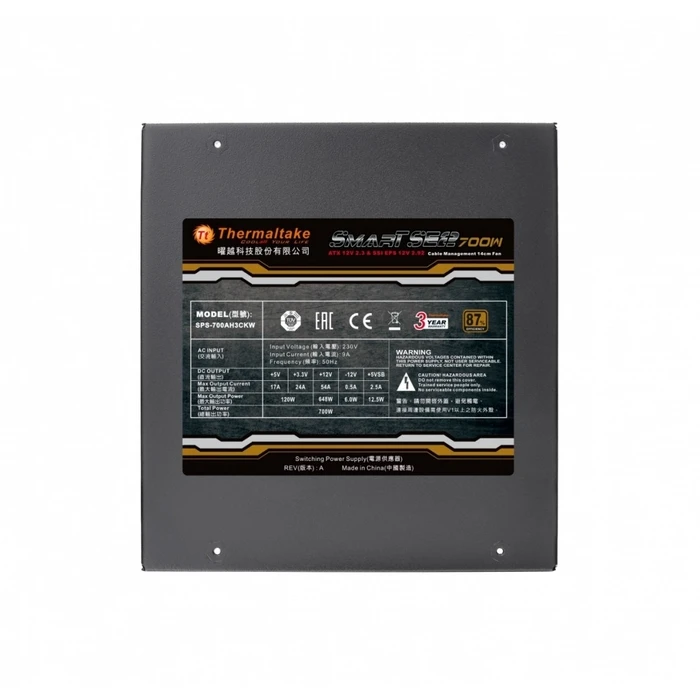 Τροφοδοτικό Thermaltake Smart Se2 700w Modular (Spr. 87%, Single Rail)