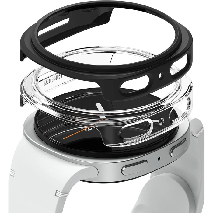 Ringke Slim Samsung Galaxy Watch 8 / 9 40mm Clear & Matte Black [2 PACK]