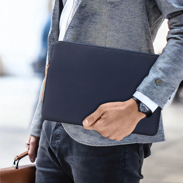 Tech-Protect Fleece Laptop 15-16 Navy Blue