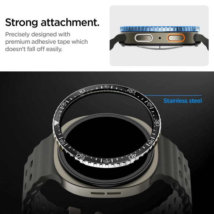 Spigen Bezel Tune Diver Samsung Galaxy Watch 8 / 9 44mm Black
