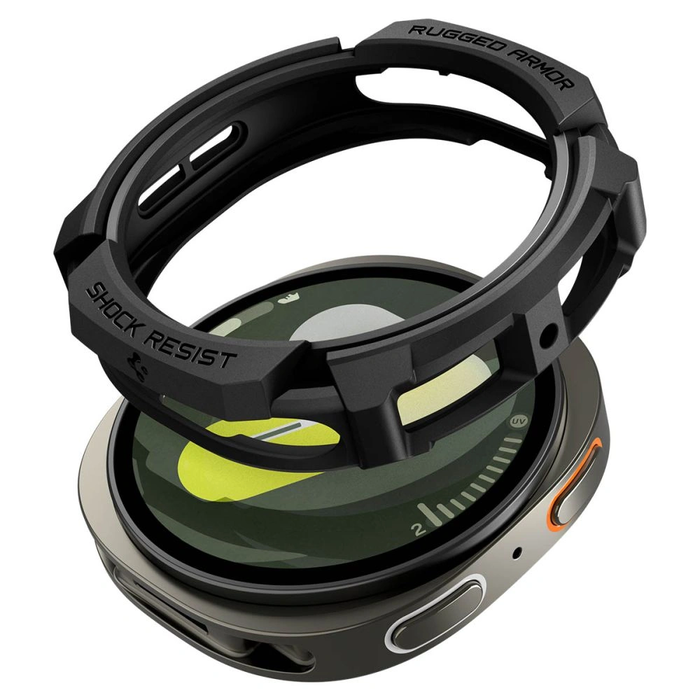 Spigen Rugged Armor Samsung Galaxy Watch 8 / 9 40mm Matte Black