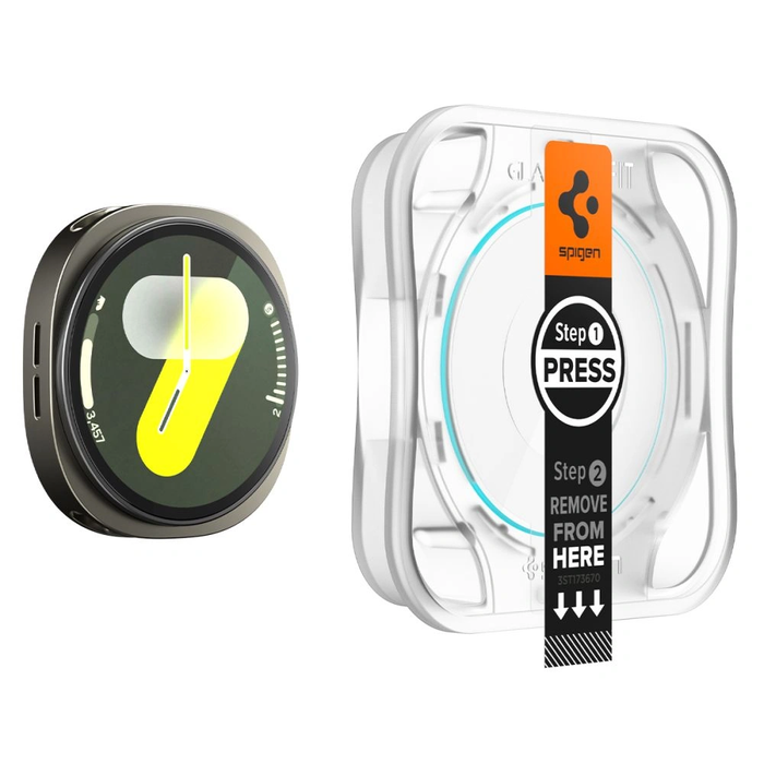 Spigen Glas.tr ez-Fit Samsung Galaxy Watch 8 / 9 44mm Clear [2 PACK]