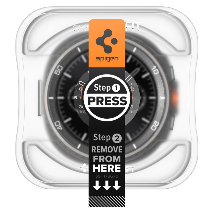 Spigen Glas.tr ez-Fit Samsung Galaxy Watch 8 Classic 46mm Clear [2 PACK]