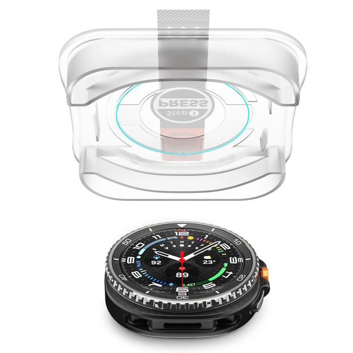 Spigen Glas.tr ez-Fit Samsung Galaxy Watch 8 Classic 46mm Clear [2 PACK]