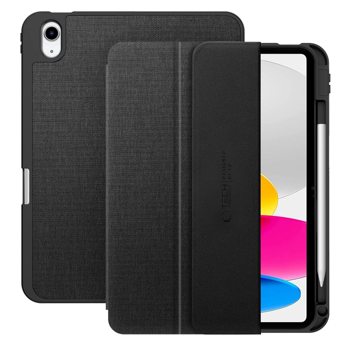 Tech-Protect SmartCase Pen Canvas Apple iPad 10.9" 2022 / 11" 2025 Obsidian Black