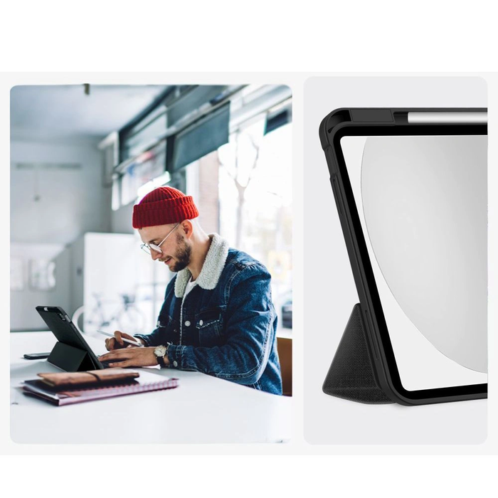 Tech-Protect SmartCase Pen Canvas Apple iPad 10.9" 2022 / 11" 2025 Obsidian Black