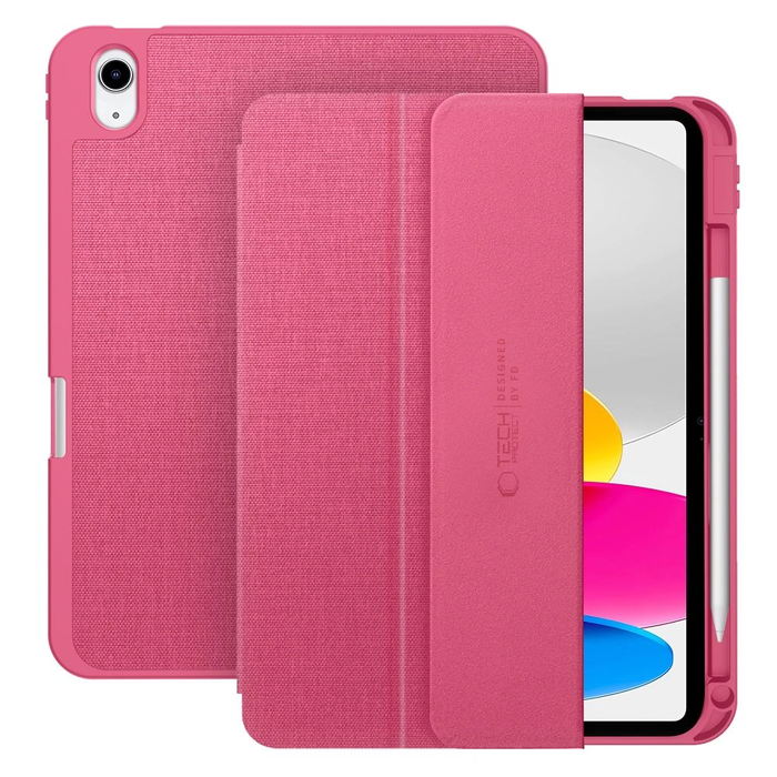 Tech-Protect SmartCase Pen Canvas Apple iPad 10.9" 2022 / 11" 2025 Magenta Bloom