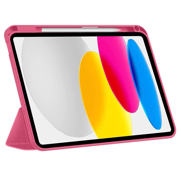 Tech-Protect SmartCase Pen Canvas Apple iPad 10.9" 2022 / 11" 2025 Magenta Bloom