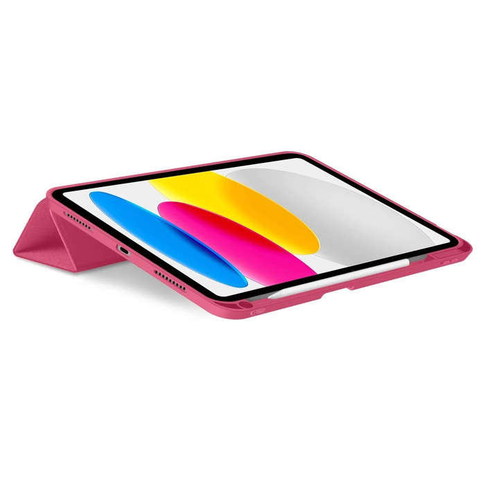 Tech-Protect SmartCase Pen Canvas Apple iPad 10.9" 2022 / 11" 2025 Magenta Bloom