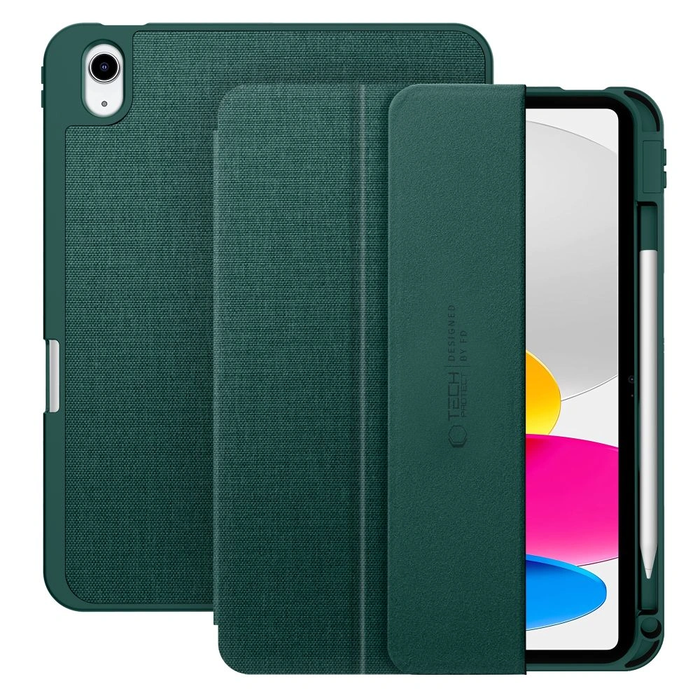 Tech-Protect SmartCase Pen Canvas Apple iPad 10.9" 2022 / 11" 2025 Moss Green