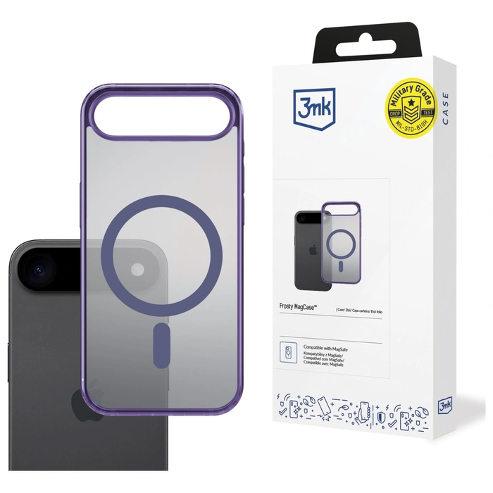 3MK Frosty MagCase Apple iPhone Air purple