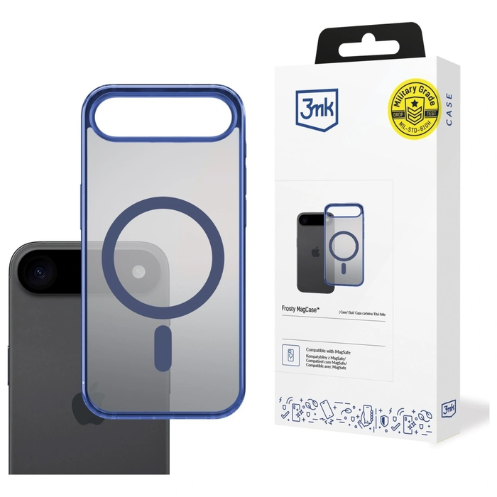 3MK Frosty MagCase Apple iPhone Air blue