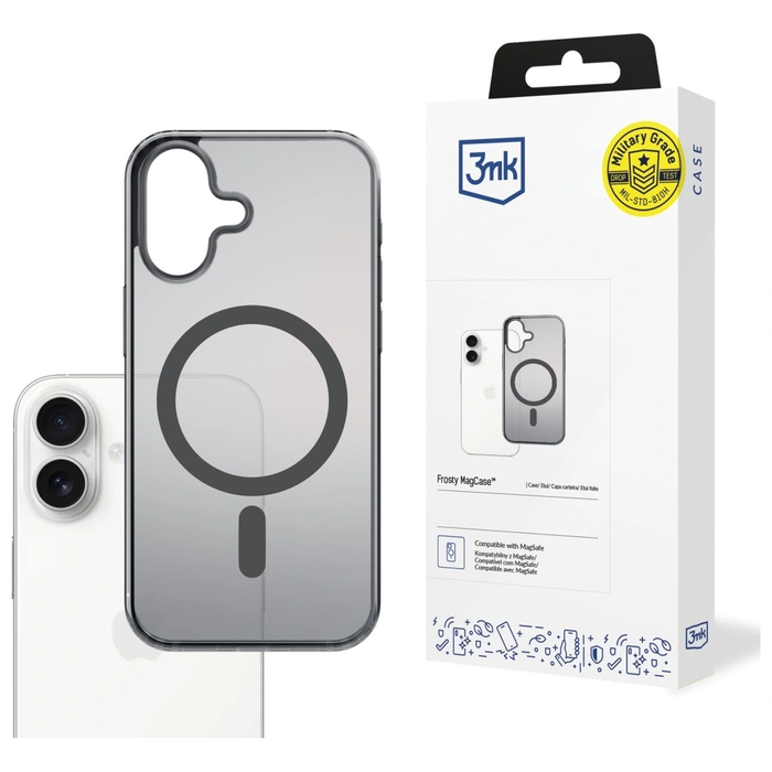3MK Frosty MagCase Apple iPhone 17 black