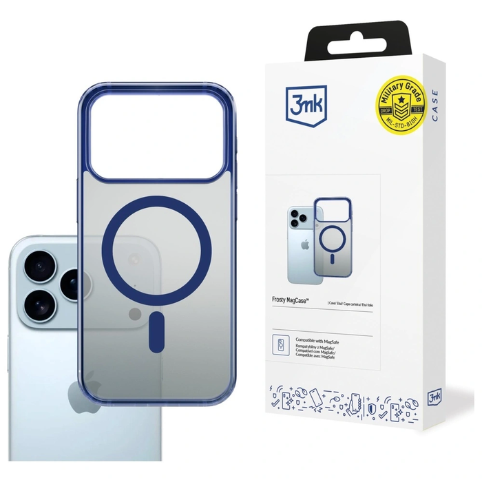 3MK Frosty MagCase Apple iPhone 17 Pro Max blue