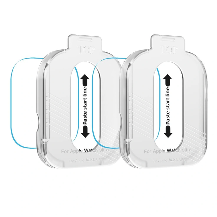 Tempered glass Tech-Protect Easy Set+ for Apple Watch Ultra 1 / 2 / 3 49mm Clear [2 PACK]