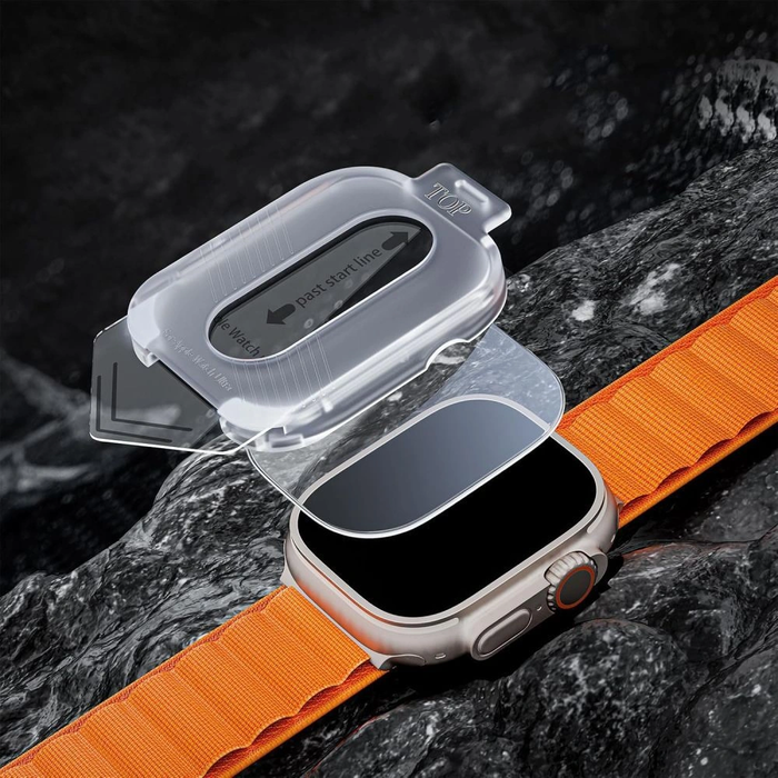 Tempered glass Tech-Protect Easy Set+ for Apple Watch Ultra 1 / 2 / 3 49mm Clear [2 PACK]