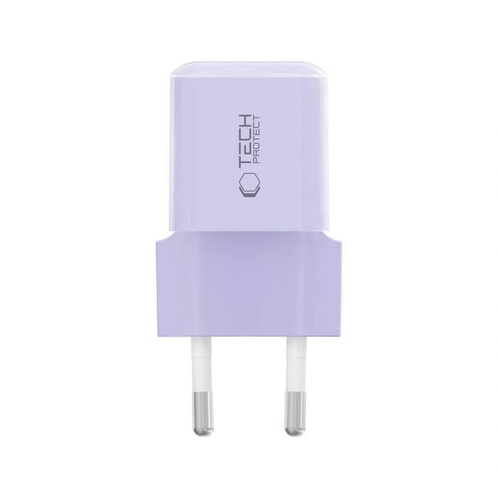 Tech-Protect NCM25 USB-C Network Charger PD 25W Baby Purple